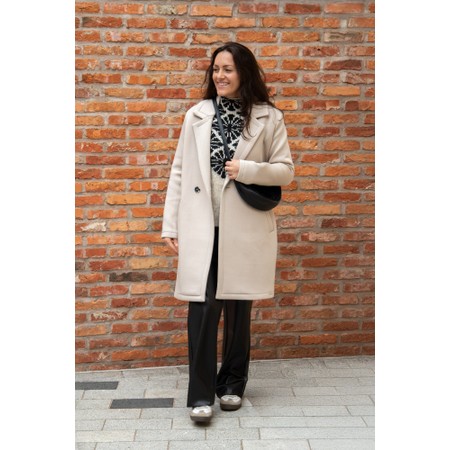 RINO AND PELLE Danja Double Breasted Coat - Yellow