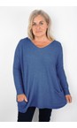 Amazing Woman Sapphire Caryf X Sapphire Round Neck Oversized Jumper  