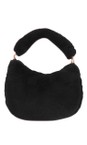 Gemini Label Bags Black  Ada Black Faux Fur Bag  