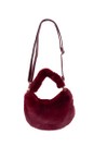 Gemini Label Bags Wine Ada Wine Faux Fur Bag  
