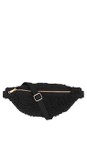 Gemini Label Bags Black  Harper Black Faux Fur Crossbody Bag  