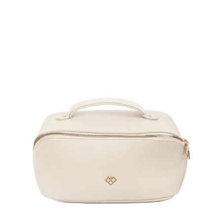 Gemini Label Bags Mai Cream Makeup Case - Off-White