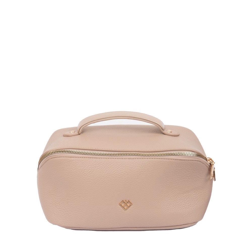 Gemini Label Bags Mai Sand Makeup Case Sand