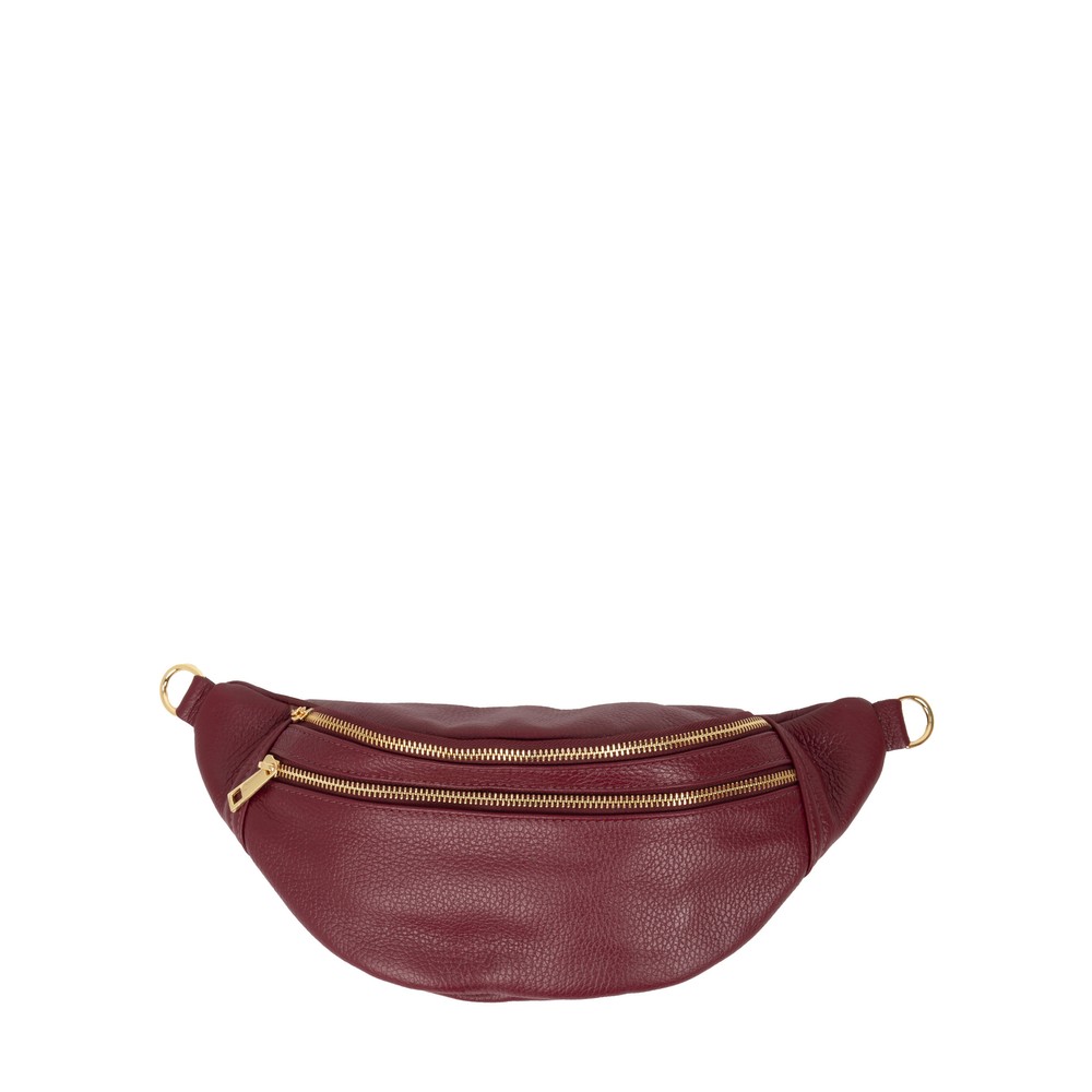 Gemini Label Bags Sabine Plum Red Crossbody Bag Plum Red
