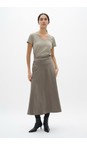 InWear Sandy Grey Zilky Sandy Grey Skirt  