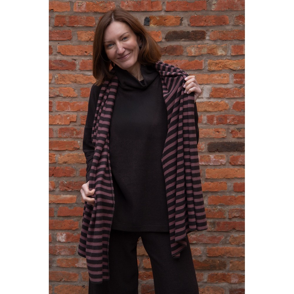 Mama B Segovia R Riga Moro Stripe Fleece Scarf Riga Moro