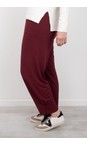Masai Clothing Tawny Port MaPatti Tawny Port Essential Jersey Trousers  