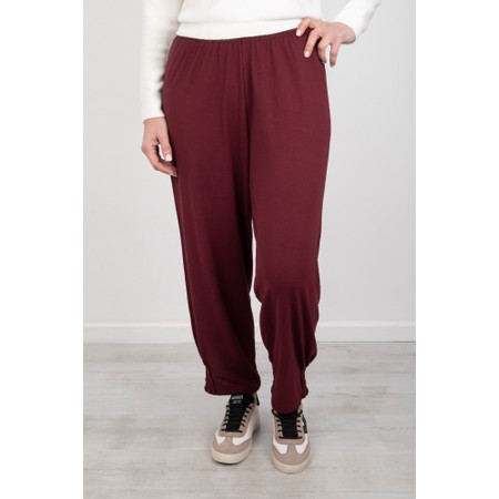 Masai Clothing MaPatti Tawny Port Essential Jersey Trousers - Purple