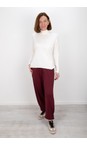 Masai Clothing Tawny Port MaPatti Tawny Port Essential Jersey Trousers  