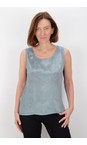 Yauvan Chambray  Chambray Essential Soft Viscose Vest Top  