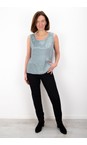 Yauvan Chambray  Chambray Essential Soft Viscose Vest Top  
