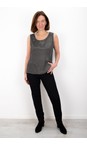 Yauvan Charcoal Charcoal Essential Soft Viscose Vest Top  