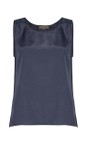 Yauvan Navy Navy Essential Soft Viscose Vest Top  