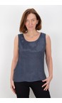 Yauvan Navy Navy Essential Soft Viscose Vest Top  