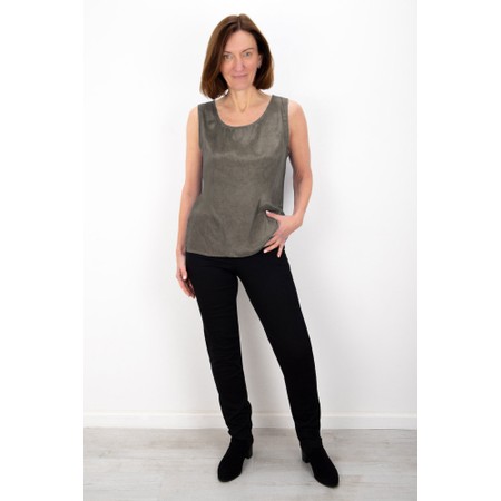 Yauvan Smoke Essential Soft Viscose Vest Top - Beige