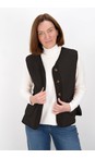 Amazing Woman Charcoal Teddy Borg Charcoal Fleece Gilet  