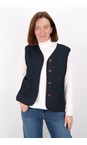 Amazing Woman Dark Navy Teddy Borg Dark Navy Fleece Gilet  