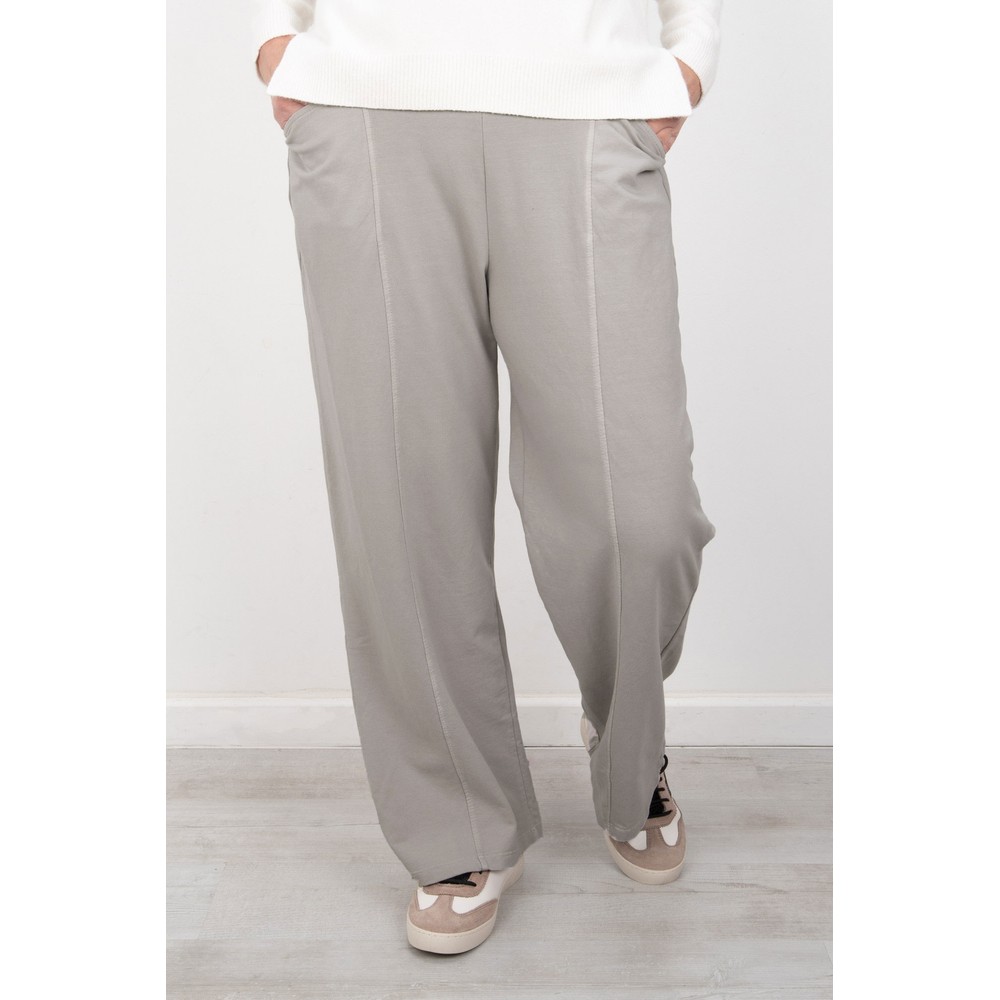 Amazing Woman Gina Fango Long Bubble Jersey Trousers Fango