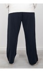 Amazing Woman Dark Navy Gina Dark Navy Long Bubble Jersey Trousers  
