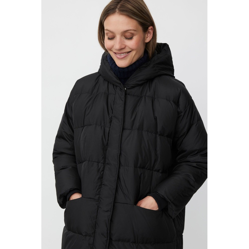 Masai Clothing MaThilde Black Oversized Down Coat Black 