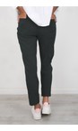 Robell Anthracite 97 Bella 09 Anthracite Ankle Length Crop Cuff Trouser  