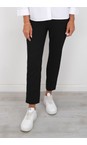 Robell Black 90 Bella 09 Black Ankle Length 7/8 Cuff Trouser  