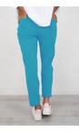 Robell Blue 601 Bella 09 Blue 601 Ankle Length 7/8 Cuff Trouser  