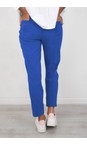 Robell Nautical Blue 621 Bella 09 Ankle Length 7/8 Cuff Trouser  