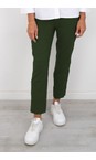 Robell Olive 884 Bella 09 Olive Ankle Length 7/8 Cuff Trouser  