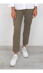 Robell Taupe 17 Bella 09 Taupe Ankle Length Crop Cuff Trouser  