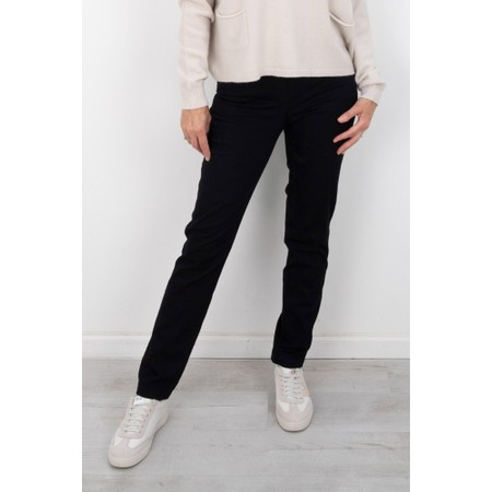 Robell Bella  Black Slim Fit Full Length Jean - Black