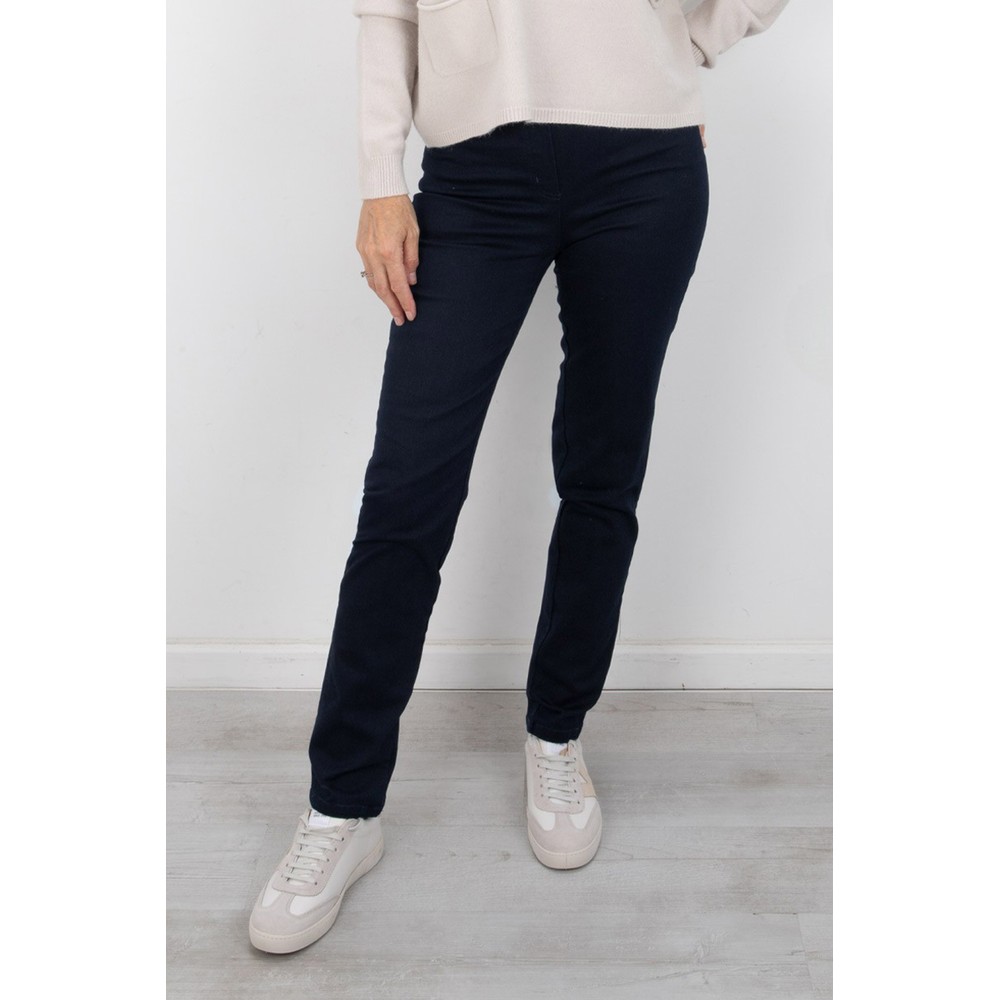 Robell Bella  Dark Navy Slim Fit Full Length Jean Dark Navy