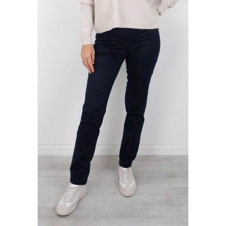 Robell Bella  Dark Navy Slim Fit Full Length Jean - Blue