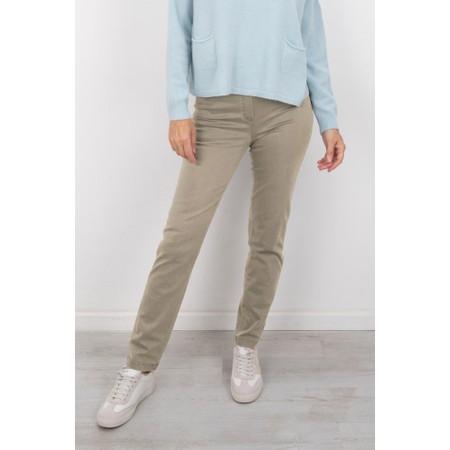 Robell Bella Sand 14 Slim Fit Full Length Jean - Beige
