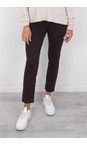 Robell Dark Brown 39 Rose 09 Dark Brown Ankle Length Slimfit Jean  