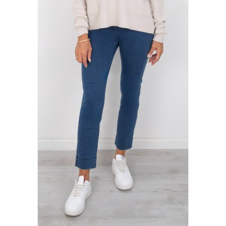 Robell Rose 09 Denim Blue Ankle Length Slimfit Jean - Blue