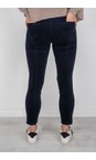 Robell Navy 691 Rose 09 Navy Needlecord Slimfit Trousers  