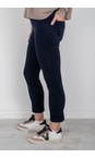 Robell Navy 691 Rose 09 Navy Needlecord Slimfit Trousers  