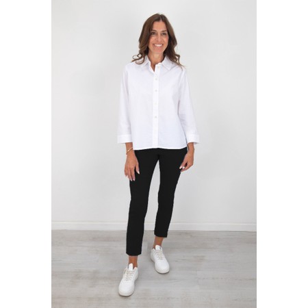 Robell Rose 09 Black 7/8 Slimfit Ankle Length Trouser - Black