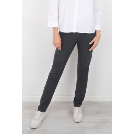 Robell Bella  Anthracite Full Length Trouser - Grey