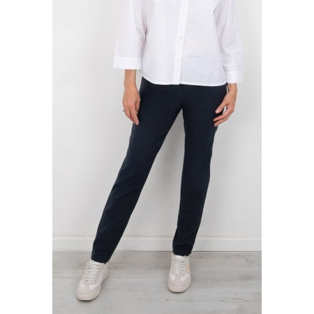 Robell Bella Navy Full Length Trouser - Blue