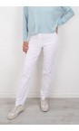 Robell White  Bella White 78cm Slim Fit Full Length Trouser  