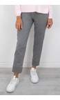 Robell Dark Grey Bella 09 Dark Grey Ankle Crop Jean with Cuff  