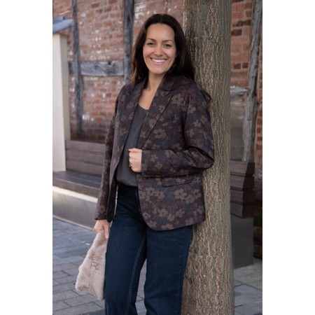 Mos Mosh Linea Finni Floral Blazer - Brown