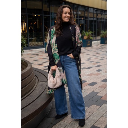 One Hundred Stars Crane Emerald Wool Throwover - Multicoloured