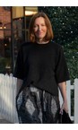 Masai Clothing Black  MaFarinna Black Sequin Knit Top  