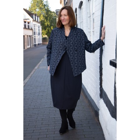 Sahara Indigo Geo Circles Jacket - Blue