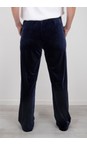 Chalk Navy Evie Navy Velvet Trouser  