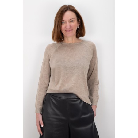 Chalk Faye Champagne Sparkle Jumper - Transparent