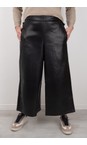 Chalk Black  Darcy Black Faux Leather Trouser  